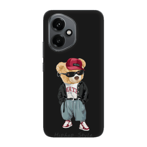 Honor Magic 400 Hip hop style Black Colored Silicone TPU Θήκη